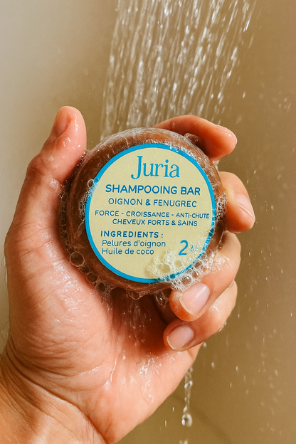 Shampoing solide à l’oignon, fortifie et anti-chute 2IN1